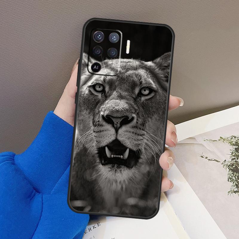 Lions Phone Case For OPPO A54 A74 A94 A53S A1K A15 A16 A3S A5S A83 A91 A93 A5 A9 A53 A31 A52 A72