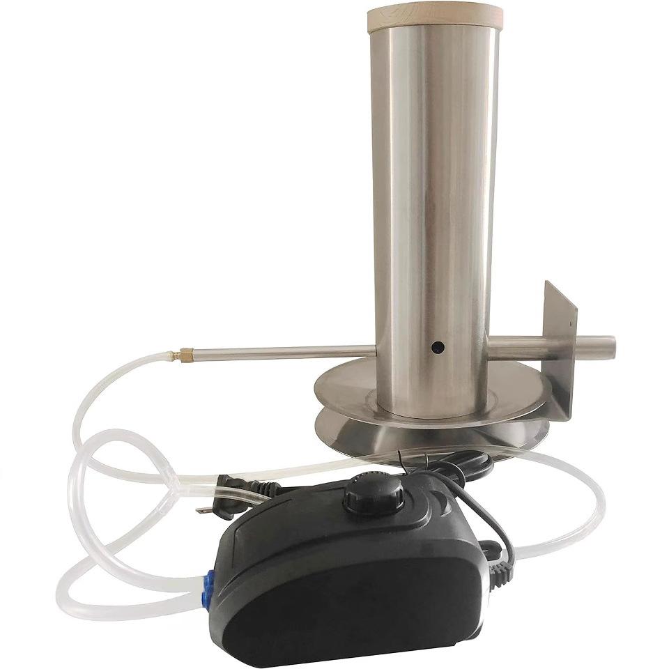 Heavy-Duty Stainless Steel BBQ Cold Smoker Portable Smoke Generator for Outdoor Grilling
