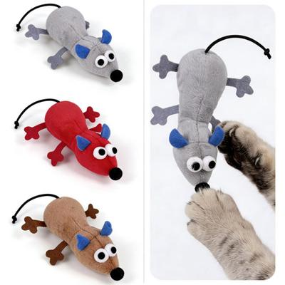 Plush Catnip Mice Toy Realistic Mouse Shaped Cat Bite Toy Interactive Stuffed Small Rat Toy for Kitten Indoor Cats
