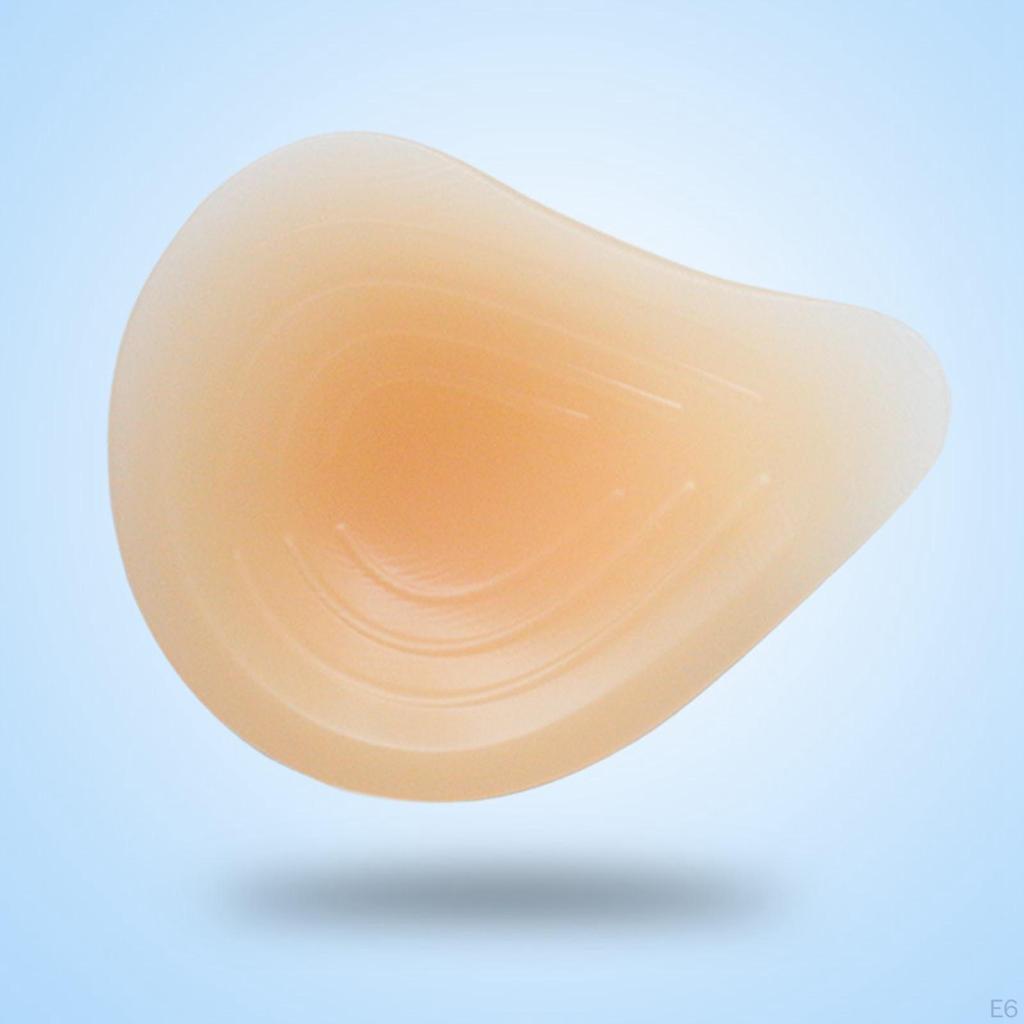 1 Pair Triangle Silicone Breast Forms, Prosthesis Mastectomy Dress up Transgender Cosplay