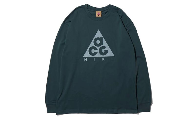

Nike ACG T Shirts Men s Crew Neck Moderate Straight Fit BQ7203-328 M