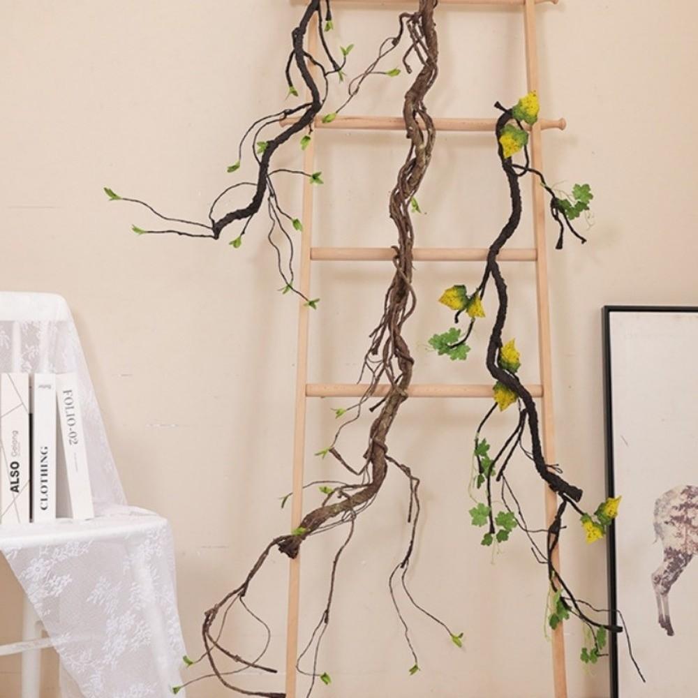 Wreath Shape Artificial Faux Plants Tree Wall Hanging Decorative Fake Branch  Living Room Ornaments