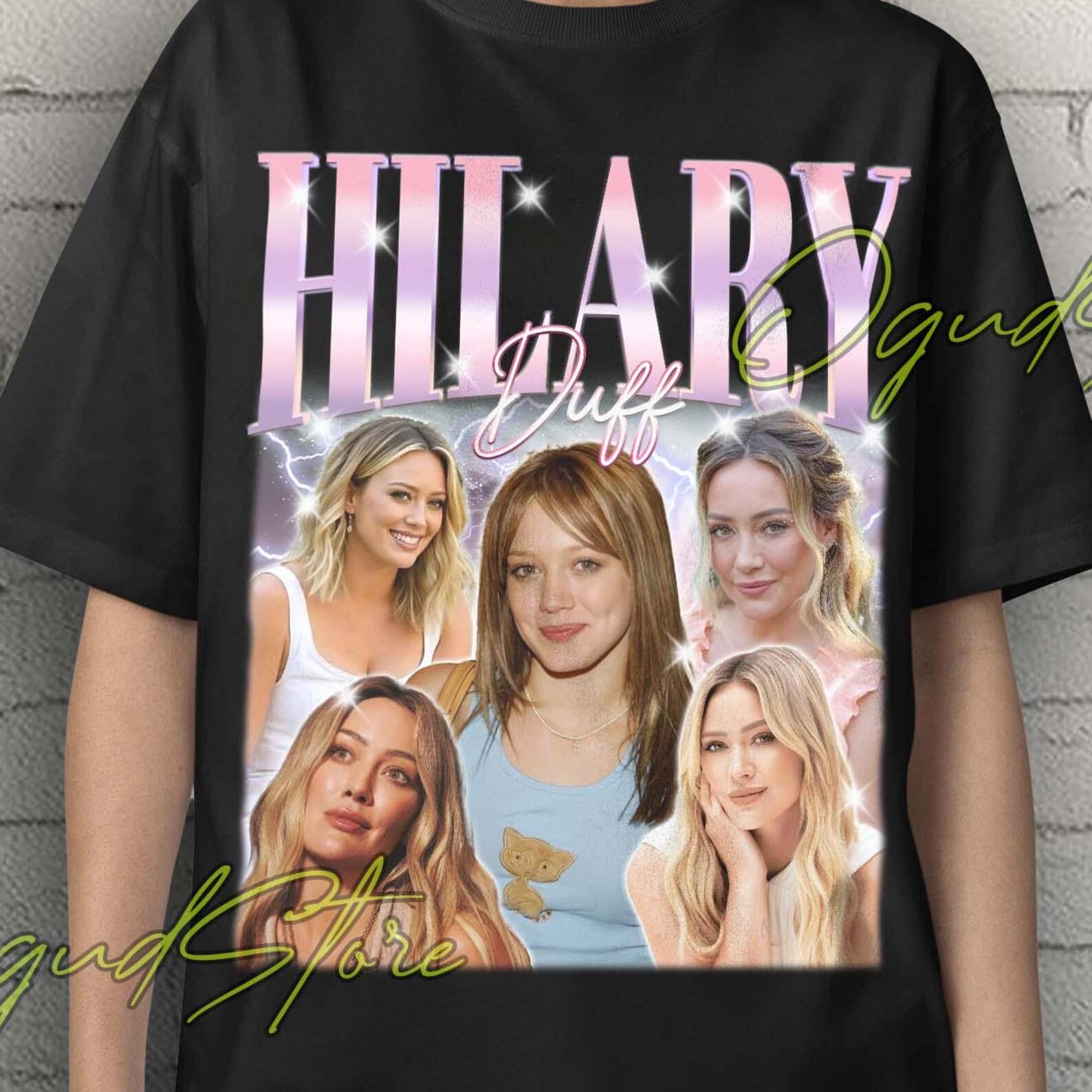 Hilary Duff Shirt, Hilary Duff Tshirt, Hilary Duff Sweatshirt, Hilary Duff Meme Tees, Hilary Duff Funny Shirt, Hilary Duff Retro Clothing XL