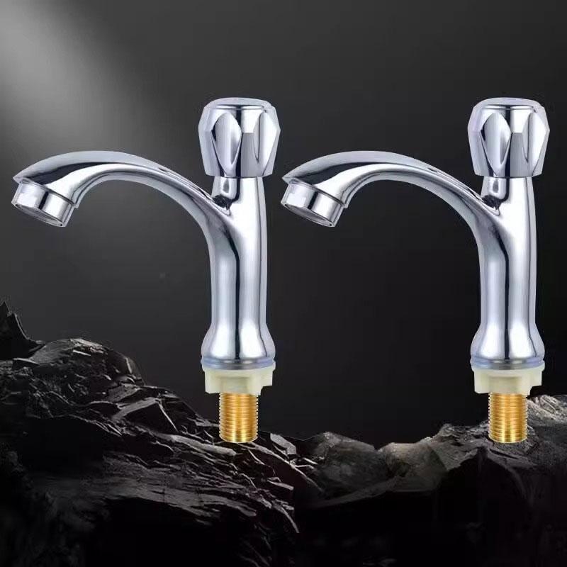 Thickened Washbasin Faucet Single Cold Water Faucet for Bathroom Sink Countertop Basin Household Single-hole Cold Water Faucet