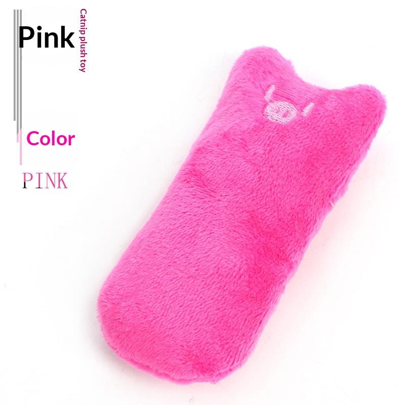 Interactive Plush Cat Toy with Mint Designed for Chewing and Scratching, Encourages Vocalization and Play in Kittens and Cats