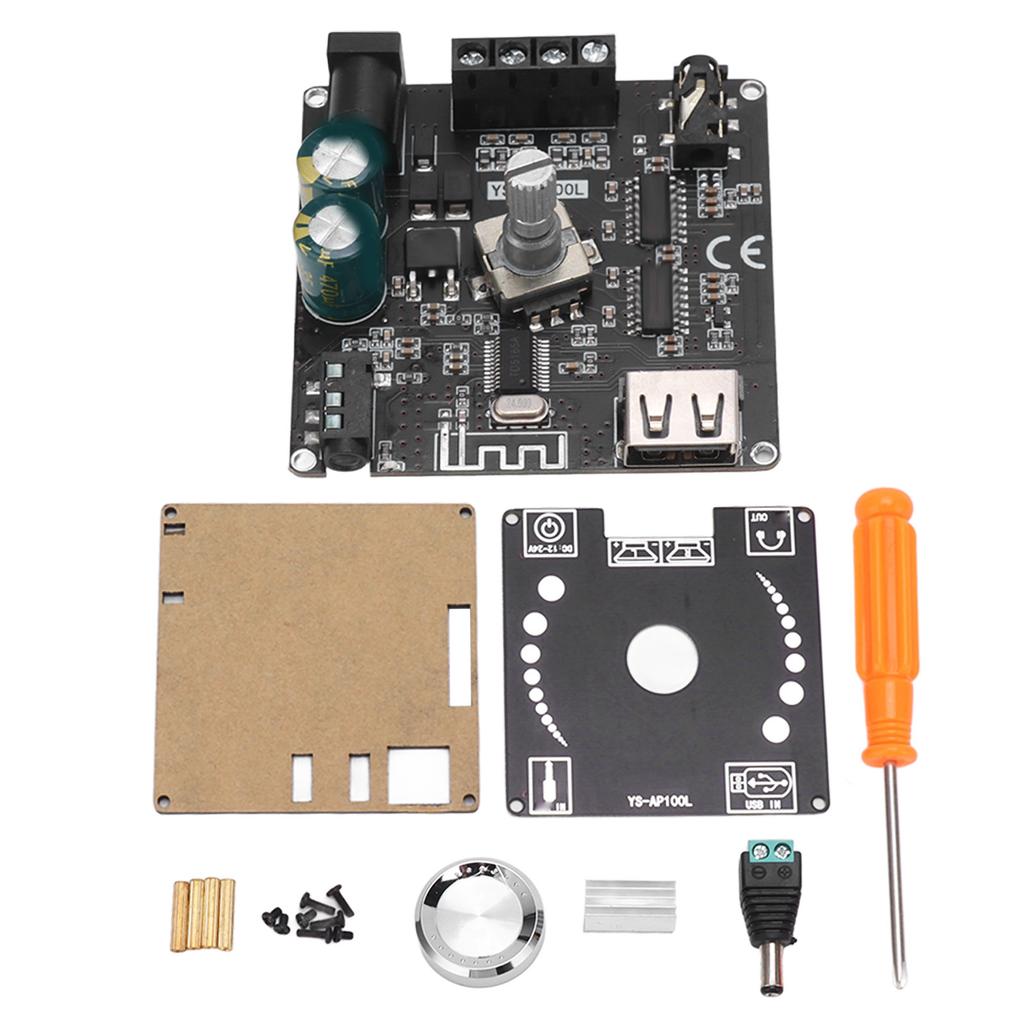 Stereo Bluetooth Digital Power Amplifier Module Double Channels APP Control Sound Power Amplifier Board for Home