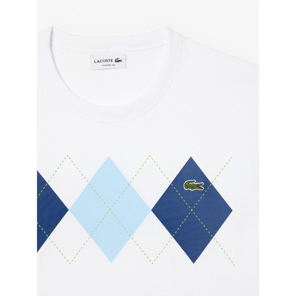 Lacoste Men S claSSic FiT Argyle ShorT Sleeve T ShirT Th2810 54n 001 q2nTh2810 54n001