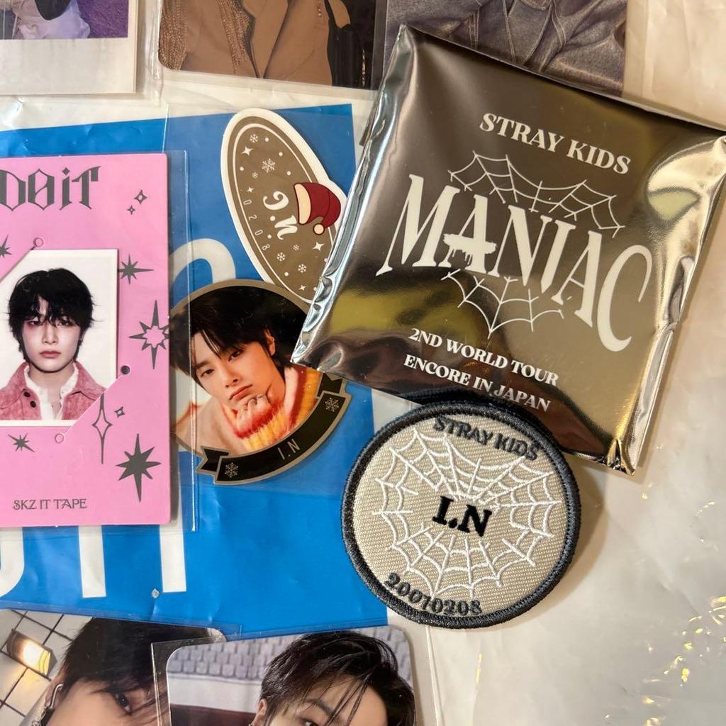 [USED] Straykids I.N Trading Card with Maniac Embroidered Name, DOiT