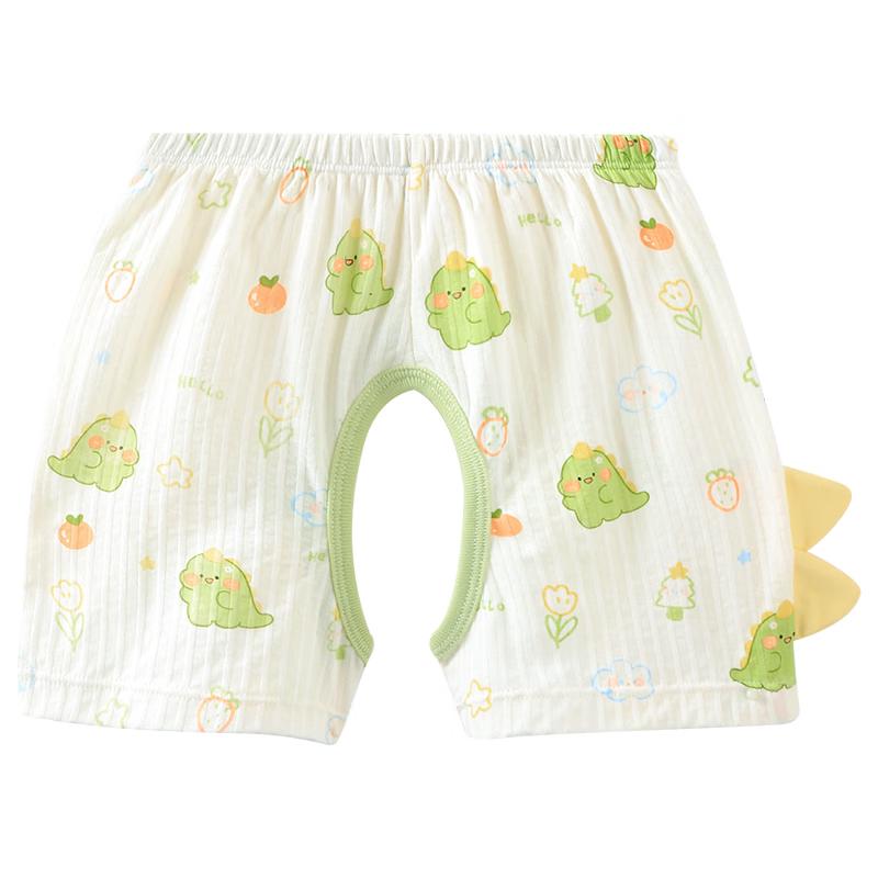 Youqi Baby Summer Thin Open Crotch Shorts 90