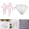 6 Candy Cane Christmas Tree Decorations Pendant Hanging Ornament Year Handmade Gift Garland
