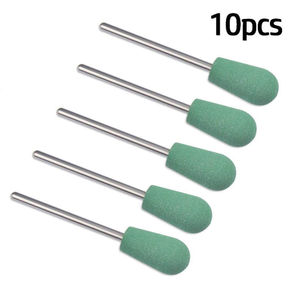 Cutter For Manicure Rubber  BuSilicone Ceramic Millingrr Nail Art Cutter Polishing Buffer Files Electric Machine Drill Bit