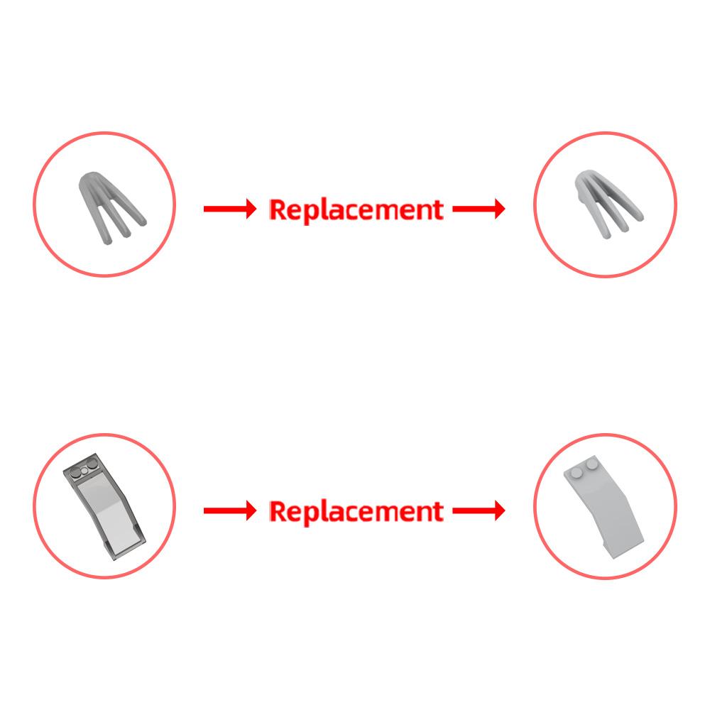 Uplink Mech Revamp Robot Model Building Blocks DIY Creative Design Combat Activity Mech Robot Assembling Bricks Toy Gift