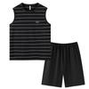 Cotton pure cotton vest pajamas men's summer sleeveless shorts pure cotton teen student loungewear men's suit