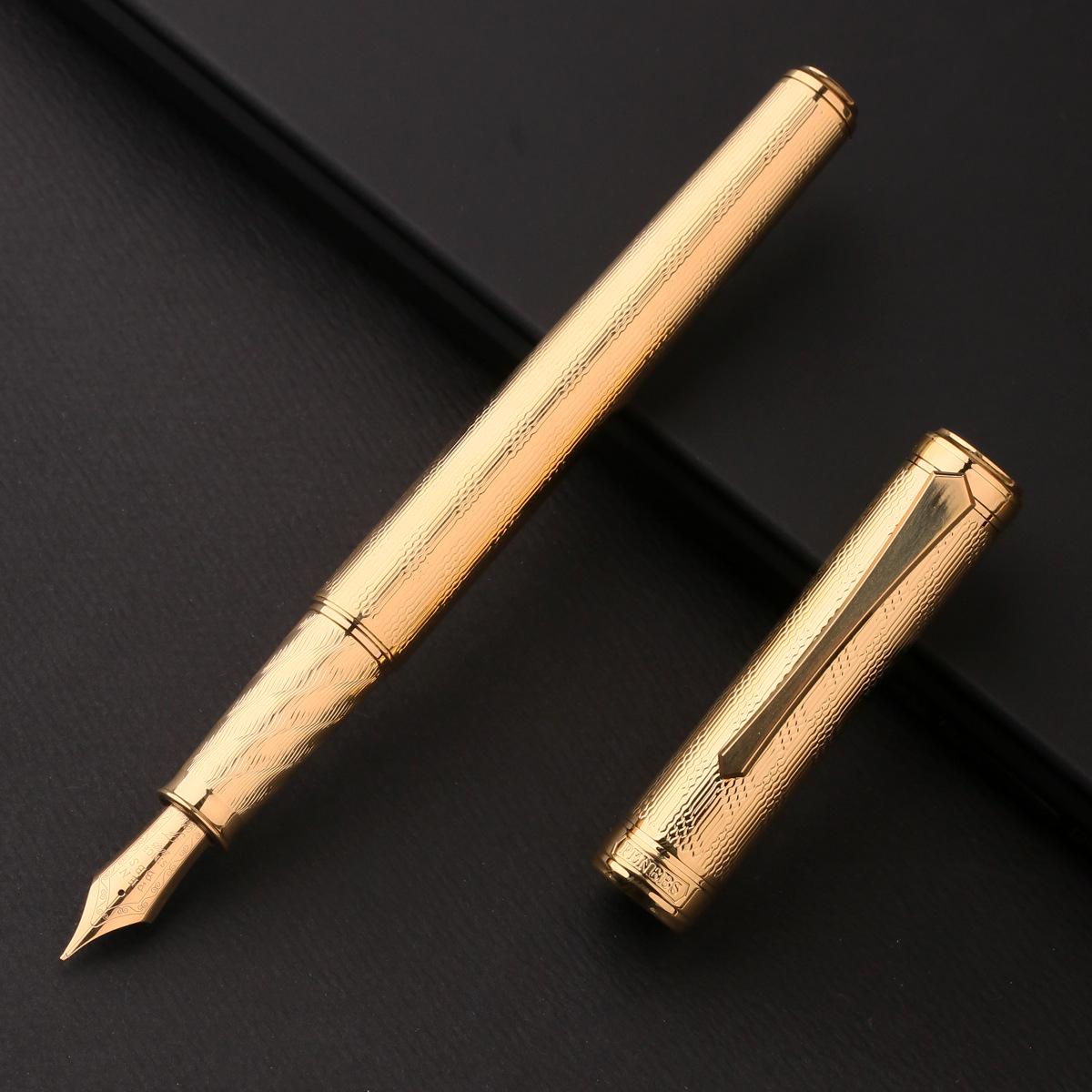 PENBBS499 Тяжелая медно-иридиево-золотая ручка для взрослых и студентов