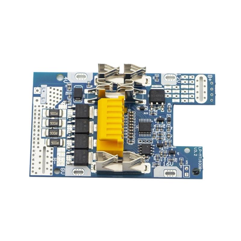 Complete 10 Cells Plasatic Battery Case Set For 18V Power Tool Accessories Safe Charging Circuit Board Integration