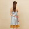 Mulberry Silk Home Slip Nightdress Casual Dresses Silk Suspender Skirt Lace Hem Elegant Dress Sleep Wear Ladies Sexy Nightwear