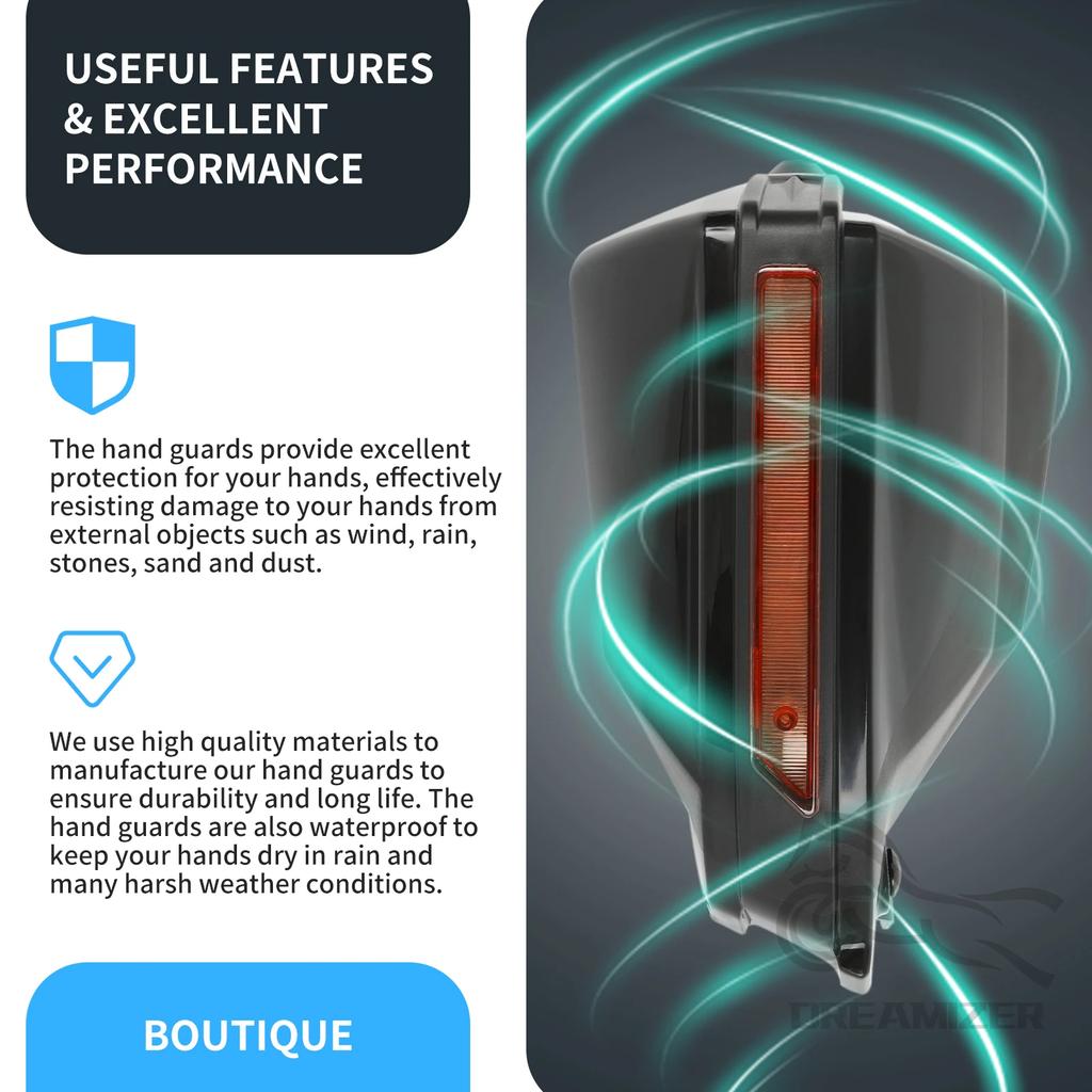 Motorcycle Hand Guard Handguard Shield Windproof Motorbike Motocross Universal Protector For Honda Yamaha Suzuki ATV