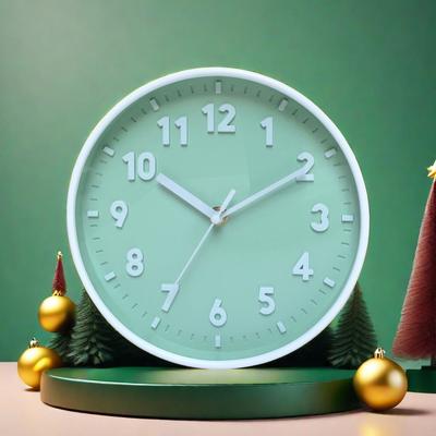 8 Inch Modern Simple Fashion Wall Clock Quiet No Ticking Sound Decorative Clock Suitable For Bedroom, Study, Living Room Clock