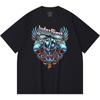 Tricou Heavy Metal 230 Gsm 100% Bumbac Imprimeu Trupă Rock Muzică Populară Tricou Unisex din Bumbac Gros