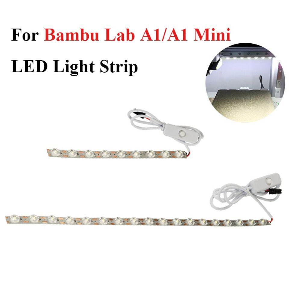 

6500K LED Light Strip Waterproof Led Strip for Bambu Lab A1/A1 Mini 3D Printer Parts For A1 Mini