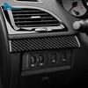Real Soft Carbon Fiber Sticker For Renault Fluence Megane RS 2009 2010 2011 2012 2013 2014 LHD RHD trument Panel Strip Trim