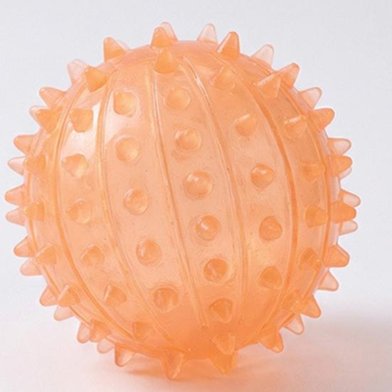 Dog Rope Chew Toy Squeaky Spiky Ball Cotton Rope Puppy Teething Toy Interactive Tug-of-War Toy Toy for Small And Medium Dogs Teeth Cleaning