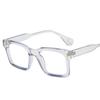 Blue Light Men's Reading Jet Brand Rivets Classic Rectangular Spectacle Luxurious Square Rectangle Designer Retro Black Blocking Presbyopic Eyewear