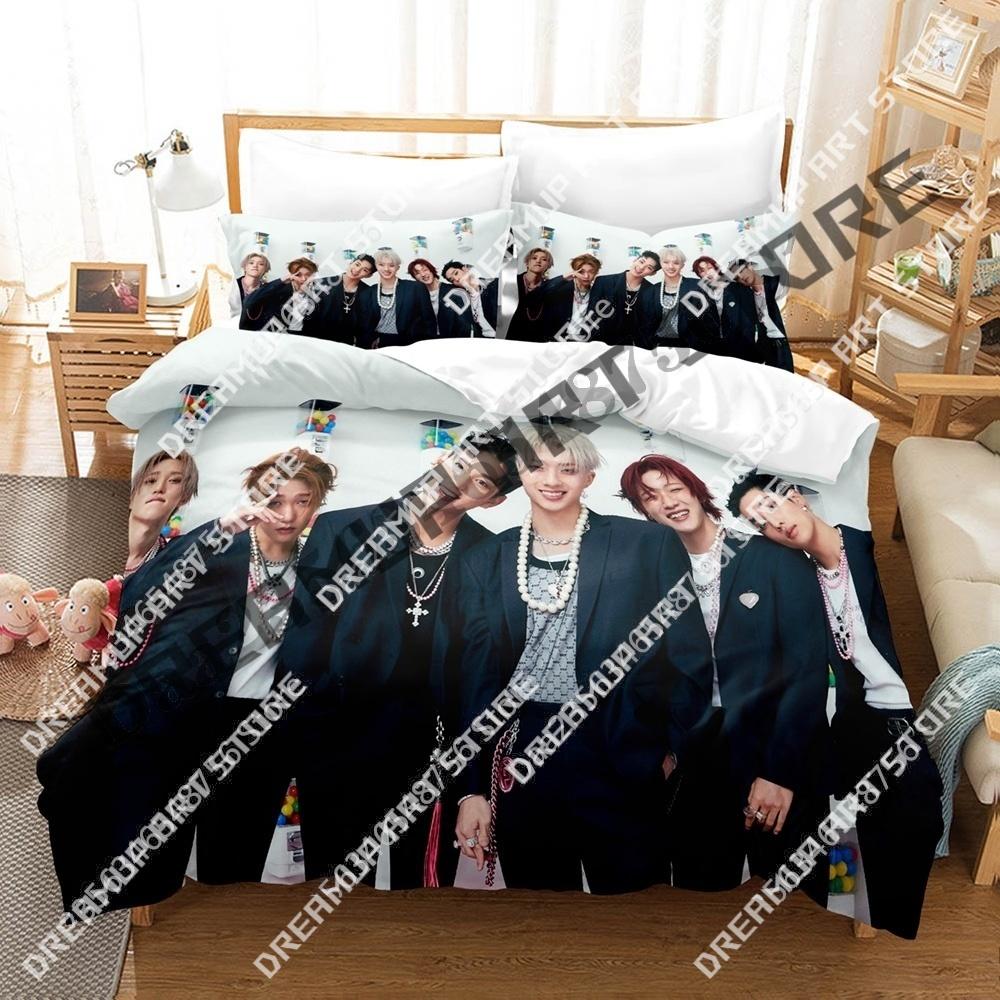 3D Print Kpop P1Harmony Bedding Set Twin Queen King Full Size Duvet Cover Pillowcase Bed boys girls Adult Home Textiles