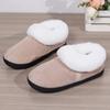 Fur Ankle Fluffy Slippers Women 2025 Winter Warm Plush Indoor Home Slippers Woman Faux Suede Closed Toe Soft Sole House Shoes