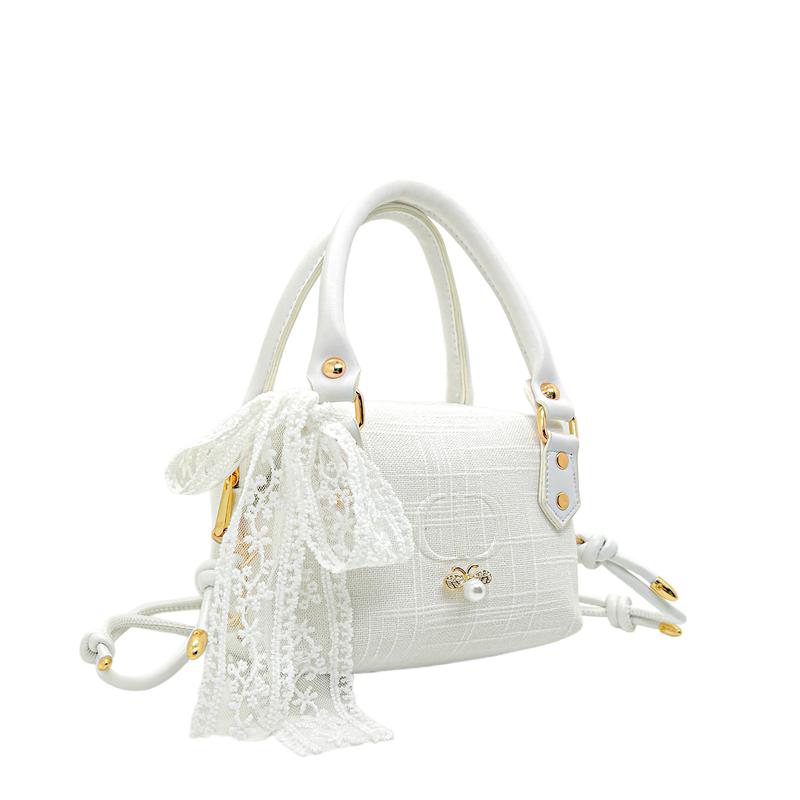 DIOR Bag [Customized Cosmetic Bag] Bai Xue Fanghua Niche High-End Sense Versatile Classic Trendy Retro Simple Fashion Polyester Fiber Portable Single