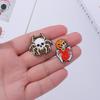 Halloween Enamel Pins Punk Ghost Skull Spider Brooch Backpack Brooch Badge Party Clothing Accessories Gift