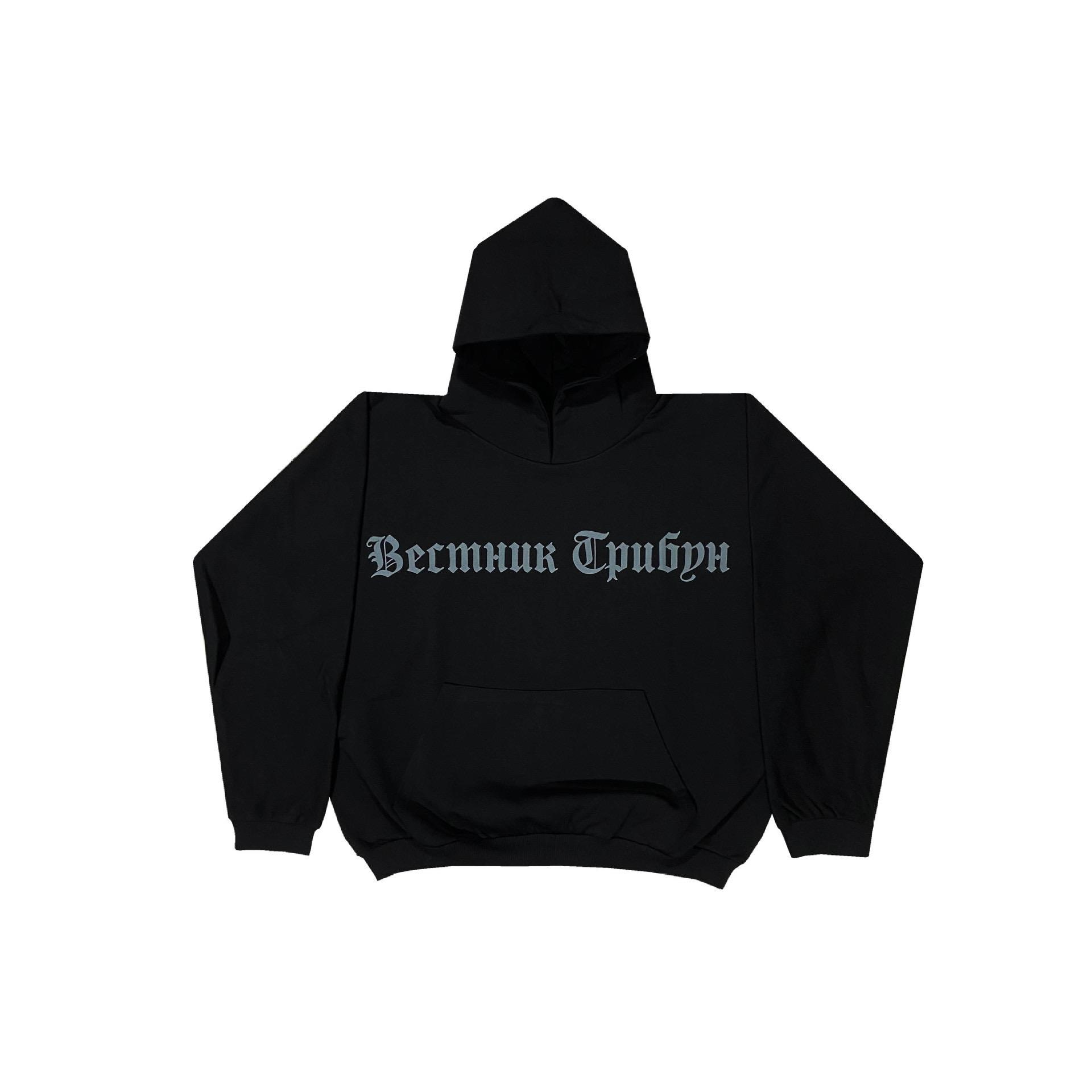 RogueWave Streetwear Свитшот с принтом Повседневные Свободные Оверсайз Топы Толстовки Для Мужчин 1