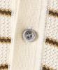 Yujen Tencel Wool Striped Half Knit_Oatmeal