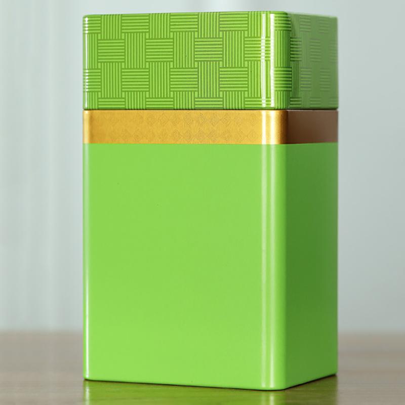 

Портативная коробка для чая, герметичная коробка для чая, контейнер для хранения чайной посуды, жестяная банка для кофе, коробка для сахара, кухонное хранение зелёный