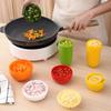 1Pc Creative Kitchen Refrigerator Vegetable Fruits Crisper Containers Onion Avocado Tomatoes Lemon Fresh Storage Box