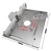 Multifunctional Aluminium Router Table Insert Plate Woodworking Electric Wood Router Flip Plate for Working Benches Router Plate