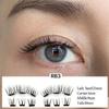2026 New Arrival Reusable Synthetic Hair Custom Small Eyelash 23mm 25mm Lash Band Magnets False Lashes Partner Set Glue Free