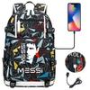 Large Capacity Schoolbag with Shoulder Strap; Student Three-piece Pencil Case Set