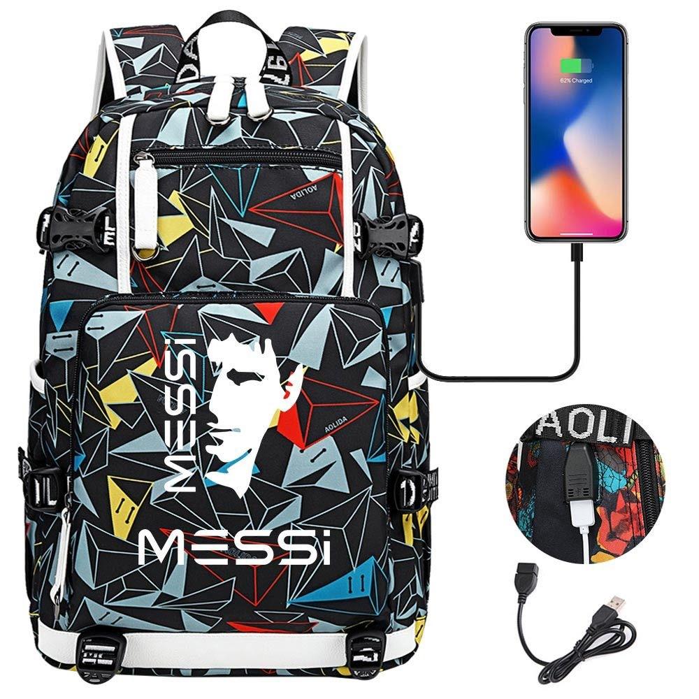 Large Capacity Schoolbag with Shoulder Strap; Student Three-piece Pencil Case Set