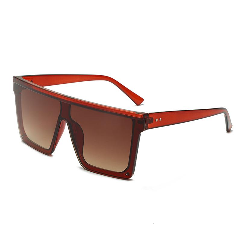 New Large Frame Square Sunglasses Women Fashion Brand Sunglasses Vintage Women'S Uv Protective Goggles Uv400