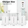 25W Multi-Port Fast Charger Adapter for Apple and Huawei with EU/UK Plugs