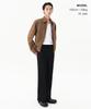 Musinsa Standard Synthetic Suede Minimal Blouson Jacket [Light Brown]
