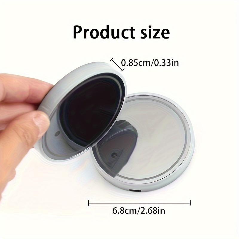 Universal Smart LED Neon Car Cup Holder Coaster USB Rechargeable 7 Color Changing Light Pad