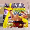 Dragon Ball Anime Flaneldecke - Weich Warm Perfekt für Sofa, Bettwäsche Camping Reise Büro Heimdekoration -QJY