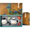 Qianli Jiangshan Dehua Ceramic Tea Set