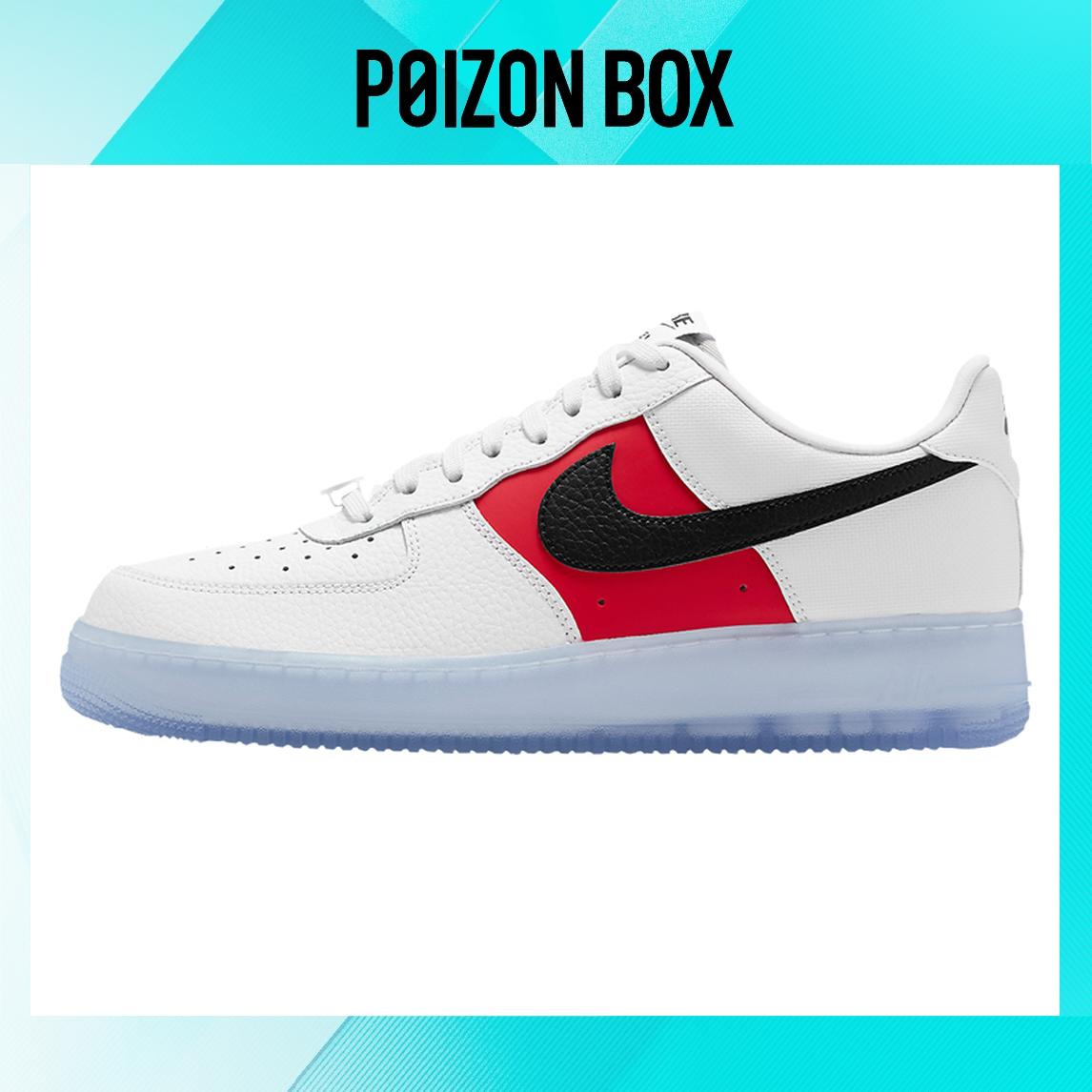 

кроссовки Nike Air Force 1 Low White Red Black (Icy Soles) CT2295-110