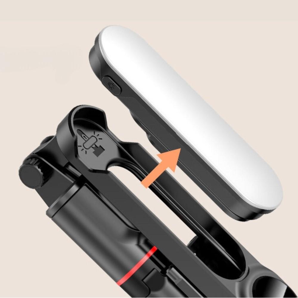 Selfie Stick Tripod Holder Lamp Selfie Stick 360 Usb + Phone Remote Control