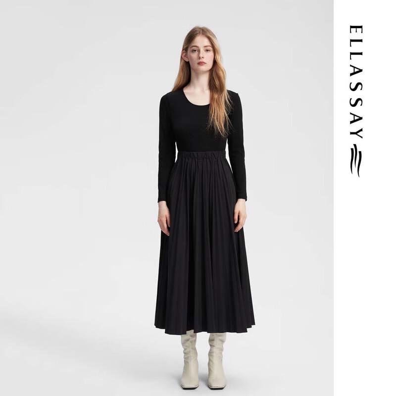 

ELLASSAY Women s Minimalist Patchwork Dress S