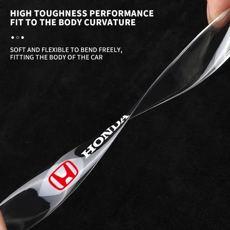Transparent Car Door Protector Sticker Invisible Protective Strips For Honda civic accord fit jazz pilot CRV odyssey passport