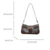 Hot Girl Motorcycle Studded Summer Niche Cute Women's Shoulder Bag/Shoulder Bag, Can Be Carried by Hand, Shoulder, or Crossbody (Two-Way)